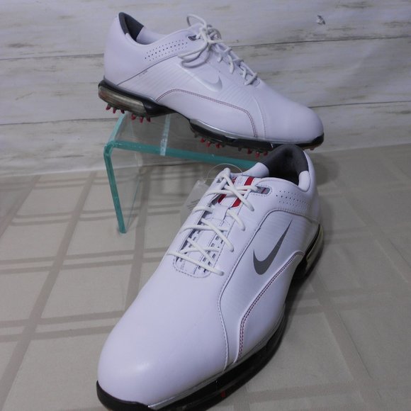 Nike Other - NEW NOS NIKE - Zoom Flywire 483327-100 TIGER WOODS TW Golf Shoes - White 10 Mens